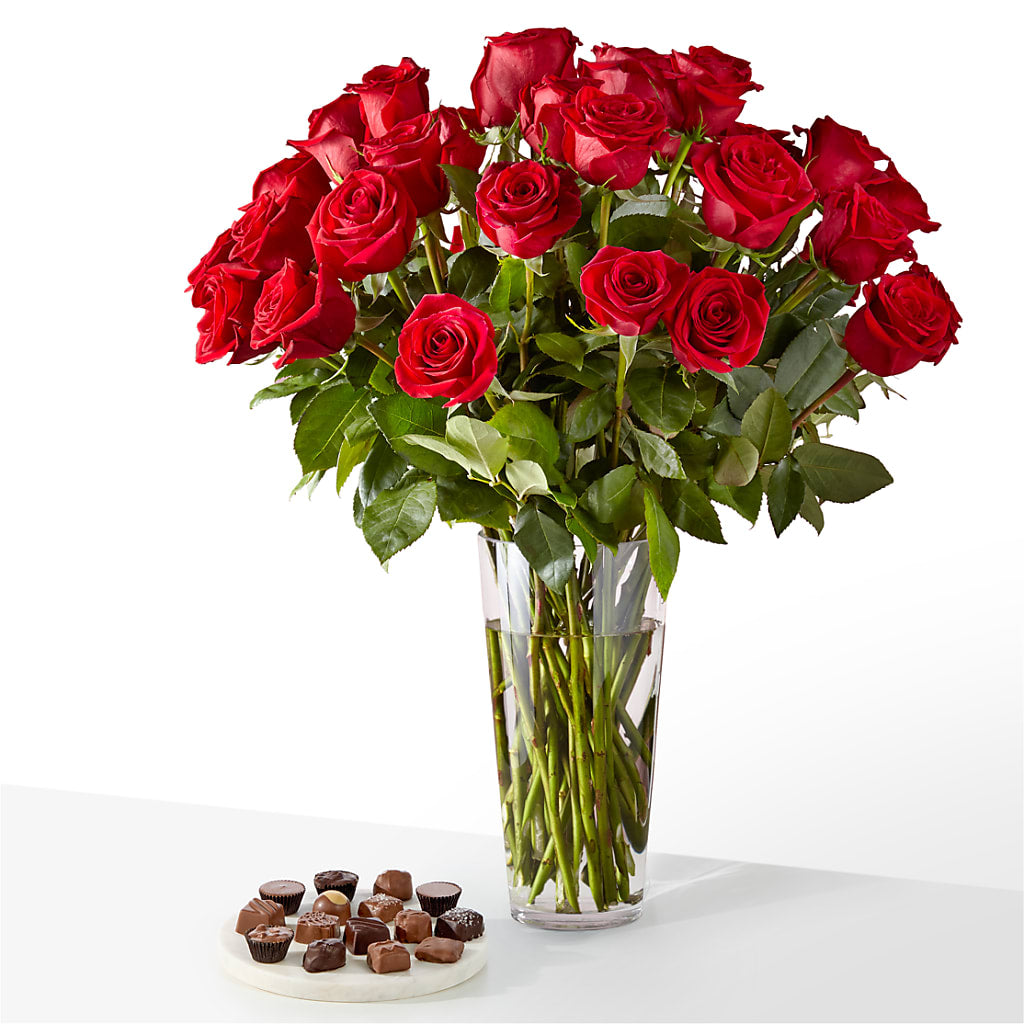 Romantic Long Stem Red Rose Bouquet Bundles – Gifted Delights, Bullhead City AZ