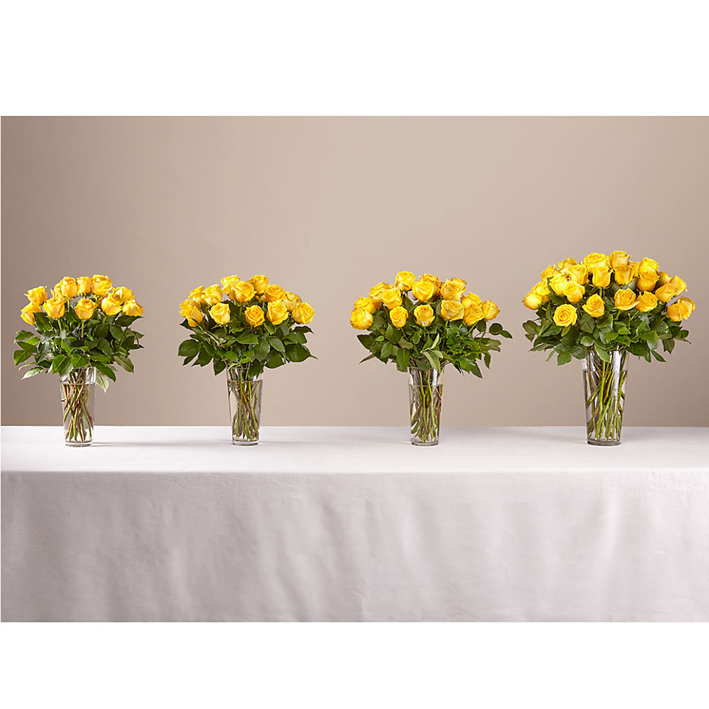 Long Stem Yellow Rose Bouquet – Gifted Delights, Bullhead City AZ