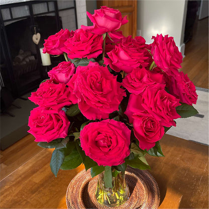 Long Stem Pink Rose Bouquet –  Gifted Delights, Bullhead City AZ