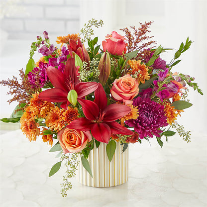 Burgundy Landscape Bouquet –  Gifted Delights, Bullhead City AZ
