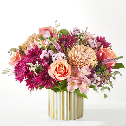 Berry Cobbler Bouquet with Ivory Vase –  Gifted Delights, Bullhead City AZ