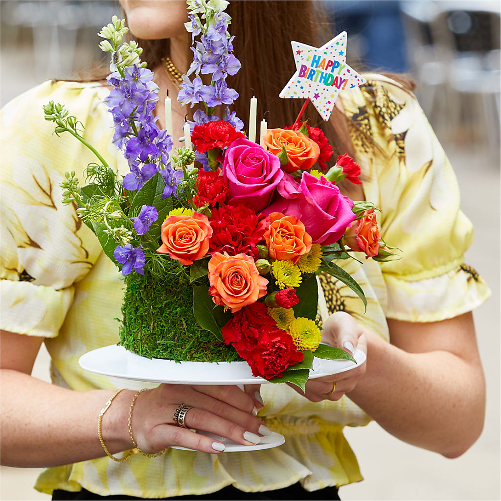 Best Year Yet Floral Cake –  Gifted Delights, Bullhead City AZ