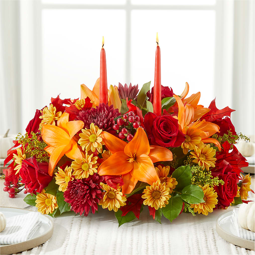 Autumn's Embrace Centerpiece –  Gifted Delights, Bullhead City AZ