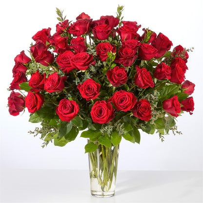 Forever Yours Fifty Stem Red Rose Bouquet –  Gifted Delights, Bullhead City AZ