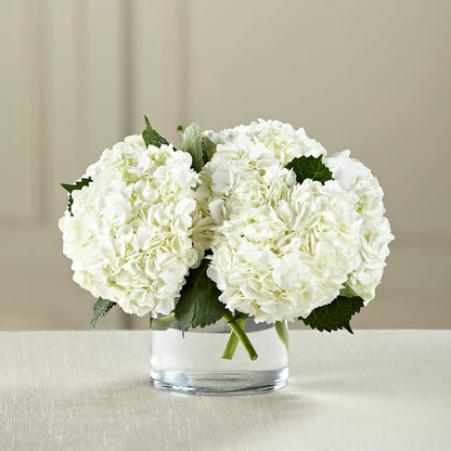 White Hydrangea Bouquet –  Gifted Delights, Bullhead City AZ